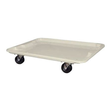 Mfg Tray Molded Fiberglass Toteline Dolly 780738 for 27-1/2 " x 20" x 14-1/8" Tote, White 7807385269